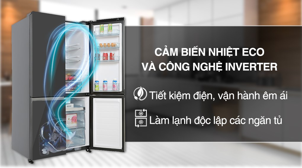 Tủ lạnh Hitachi 4 cánh 569 lít R-WB640PGV1 GMG: Sự lựa chọn hoàn hảo cho gia đình hiện đại