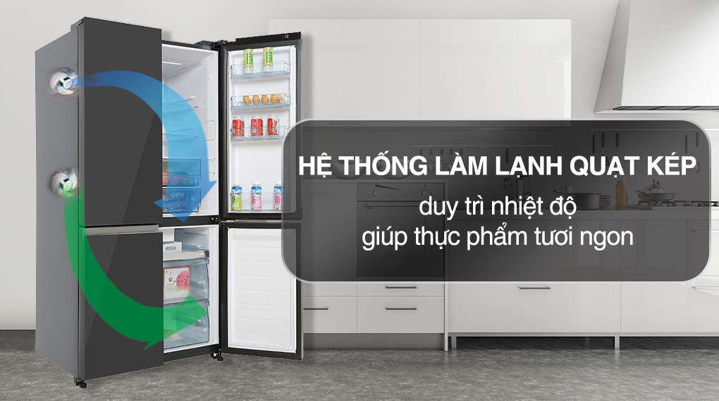 Tủ lạnh Hitachi 4 cánh 569 lít R-WB640PGV1 GMG: Sự lựa chọn hoàn hảo cho gia đình hiện đại
