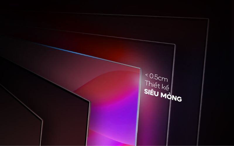 Tivi LaCasper OLED 4K 65 Inch 65CGS810 có độ dày cạnh viền siêu mỏng