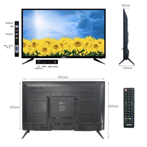 Tivi LED Asanzo DVBT2 Model 40S610T2 40 inch