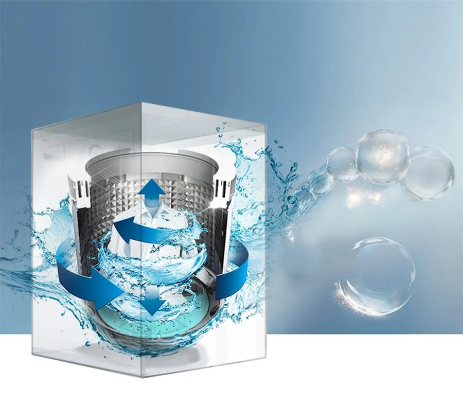 HCM][Trả góp 0%]Máy giặt lồng đứng AQW-U100FT(BK) - Bộ giảm tốc đóng nắp máy Sóng siêu âm Nano Ag+ hạn chế vi khuẩn Luồng nước đa chiều | Lazada.vn