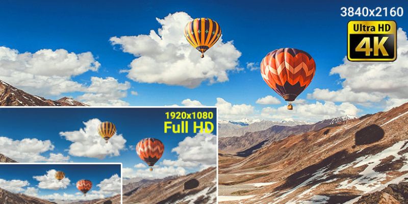 Màn hình Ultra HD 4K mang đến hình ảnh chi tiết vượt trội