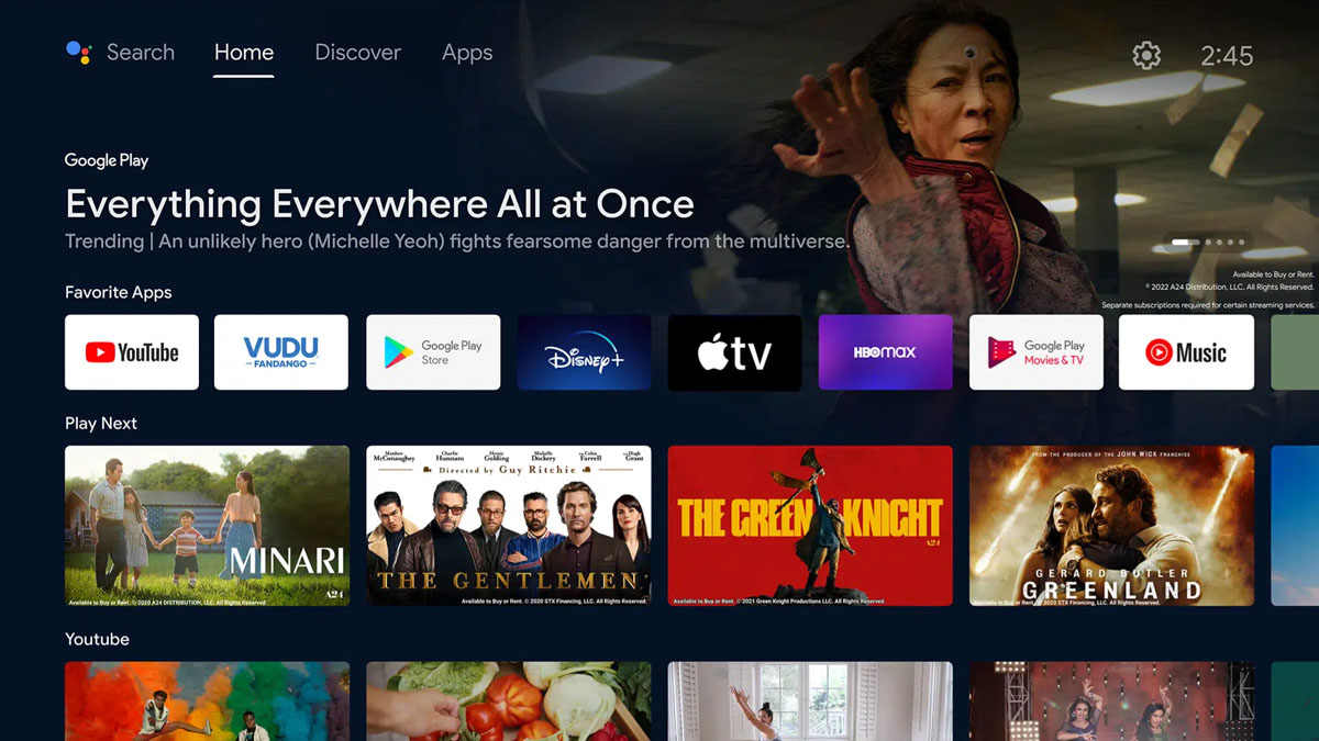 android-tv-40s5400a Android TV thông minh cùng kho tài nguyên giải trí đa dạng