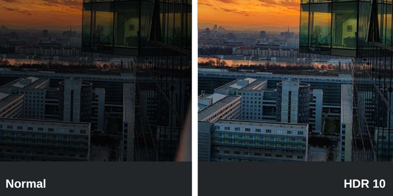 Khả năng hiển thị hình ảnh theo chuẩn HDR 10 tối ưu