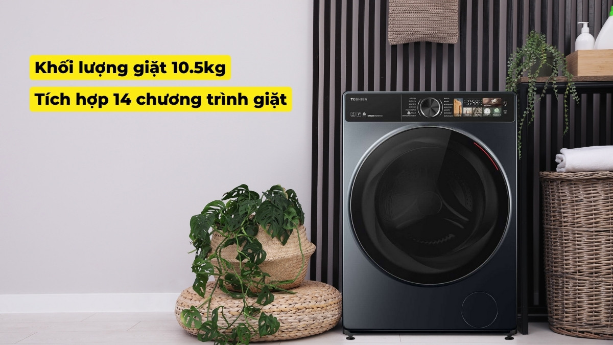 khoi-l11 Khối lượng giặt lớn đáp ứng nhu cầu giặt giũ cao