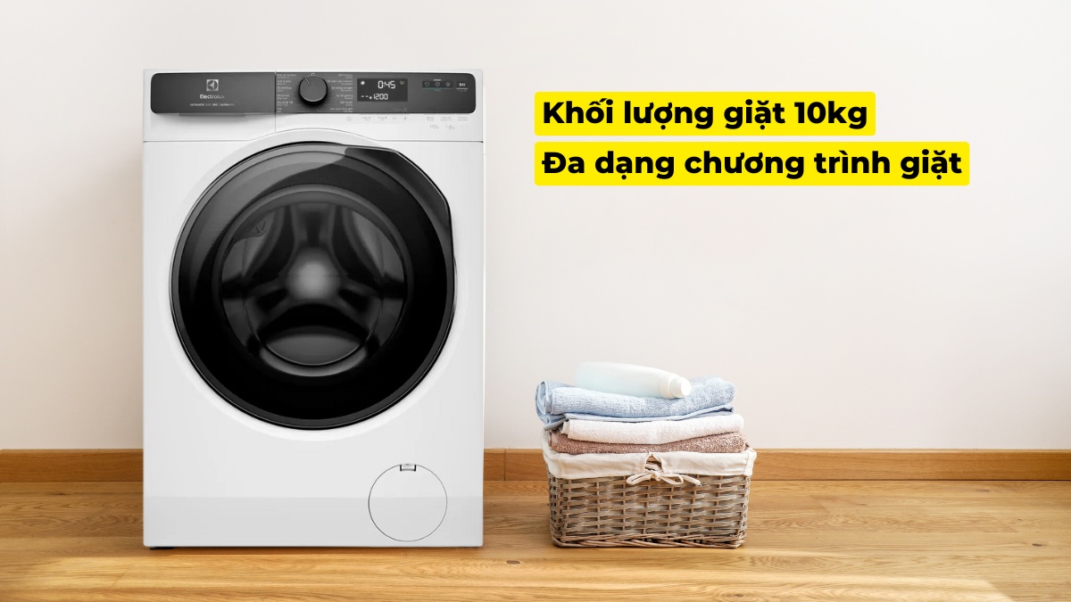 khoi-l114 Máy có khả năng làm sạch nhiểu đồ với đa dạng chương trình giặt tiện dụng