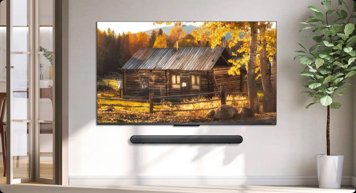 man-hinh-chong-loa-tivi-tcl-55c755 Tivi TCL QD-Mini LED 4K 55 inch 55C755 có màn hình chống lóa