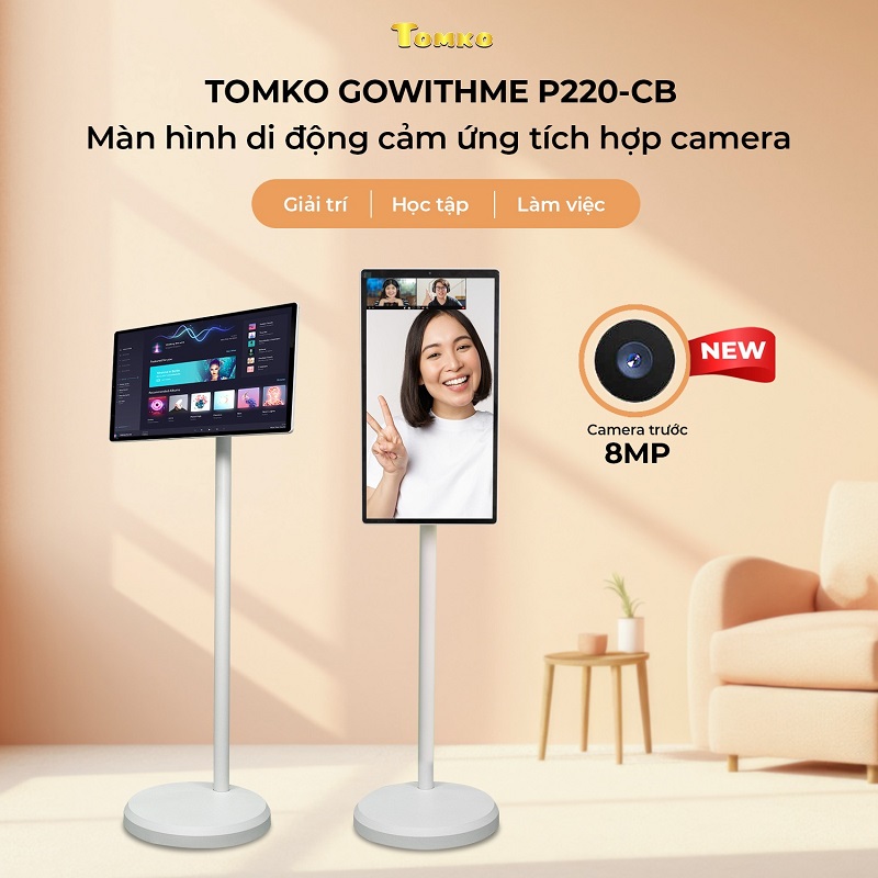 man-hinh-tomko-p220-cb-tich-hop-camera màn hình tomko p220 cb tích hợp camera