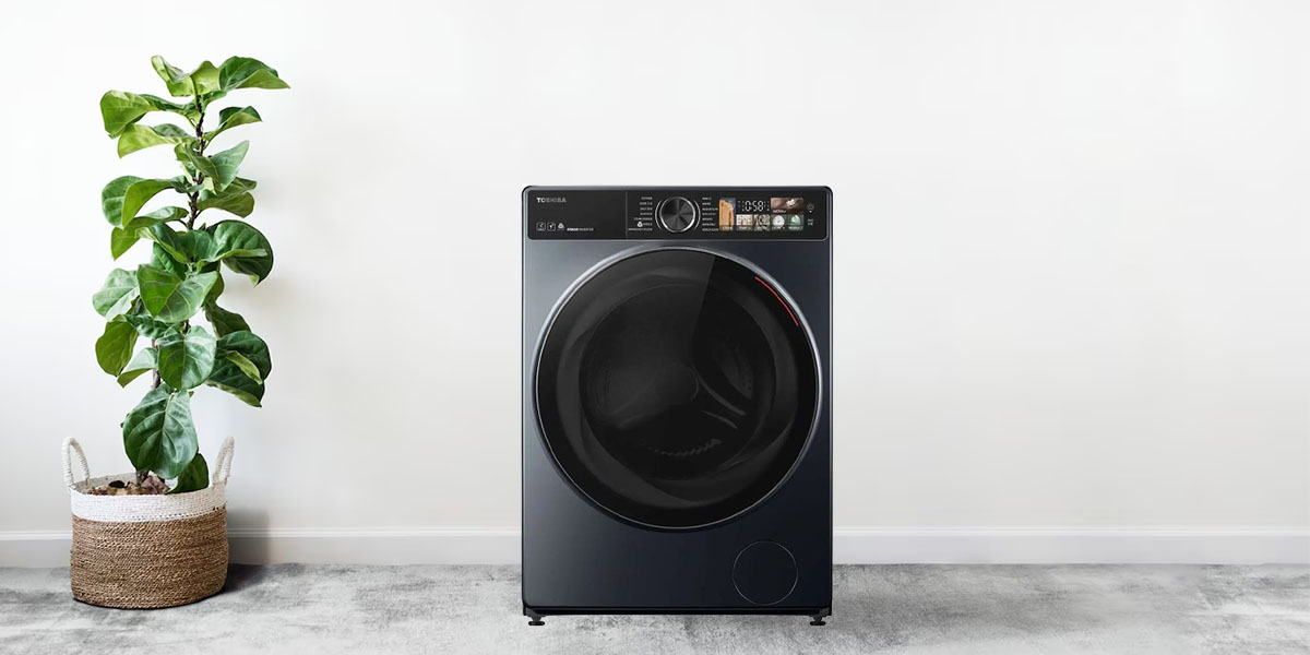 may-gi13 Máy Giặt Sấy Toshiba Inverter 10.5/7 Kg TWD-T25BZU115MWV(MG) có thiết kế hiện đại