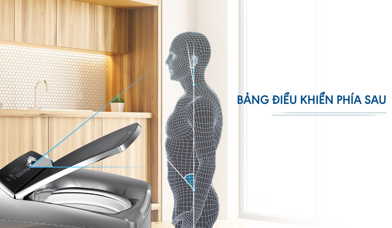 Máy giặt Aqua 9 kg AQW-FR90GT.S