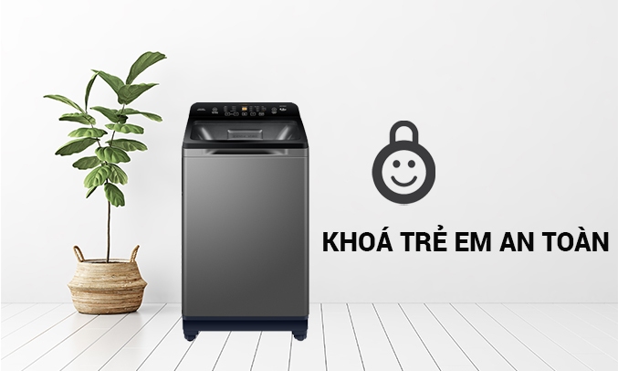 Máy giặt Aqua 9 kg AQW-FR90GT.S