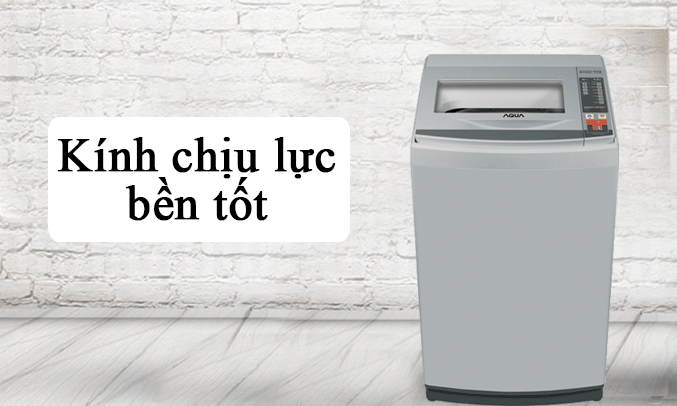 Máy giặt Aqua 7.2 kg AQW-S72CT (H2) kính chịu lực tốt
