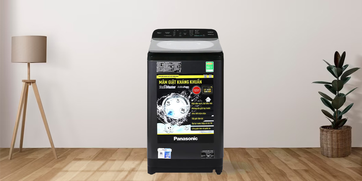 may-giat-panasonic-9-kg-na-f90a9brv-co-thiet-ke-hien-dai Máy Giặt Panasonic 9 Kg NA-F90A9BRV có thiết kế hiện đại