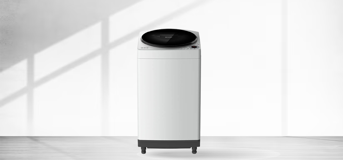 may-giat-sharp-8-kg-es-w80gv-h-so-huu-thiet-ke-toi-gian Máy Giặt Sharp 8 Kg ES-W80GV-H sở hữu thiết kế tối giản