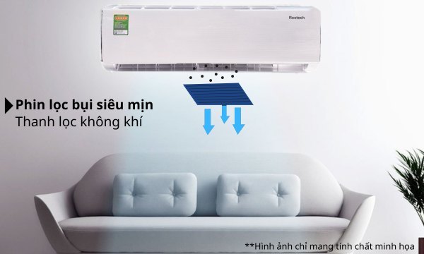 Máy lạnh Reetech 2.5 HP RT24-TB-BT/RC24-TB-BT Hoạt động êm ái