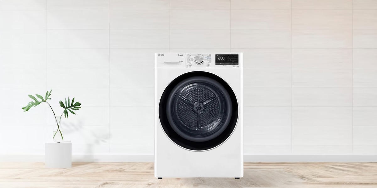 may-sa1 Máy Sấy Bơm Nhiệt LG Inverter 10.5 Kg DVHP50W có thiết kế tiện lợi