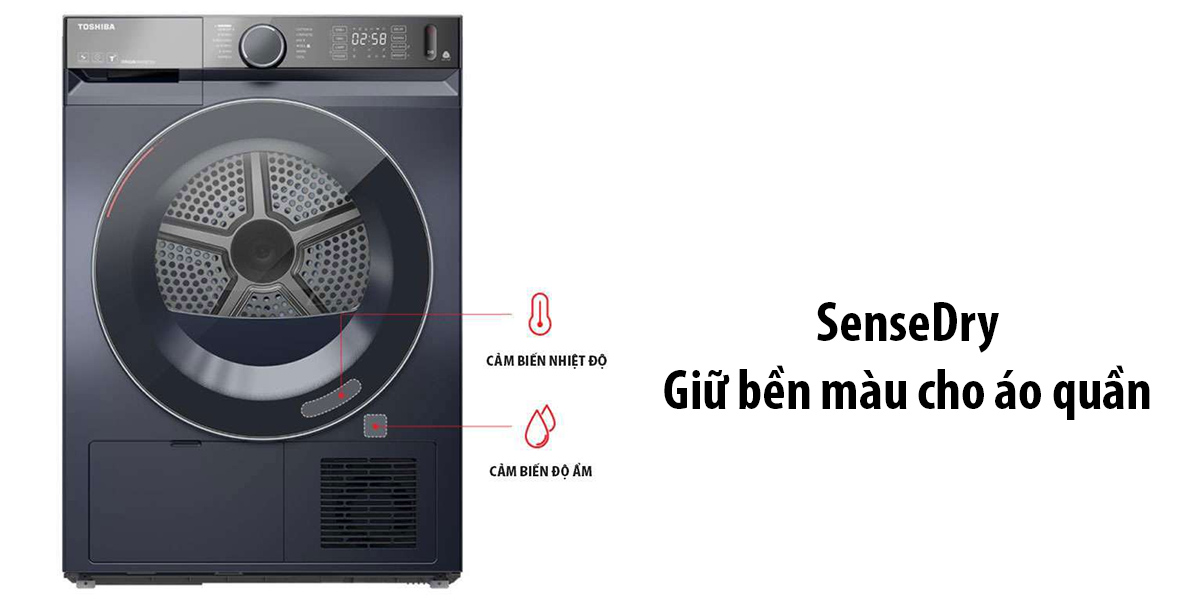 SenseDry giữ bền màu cho áo quần