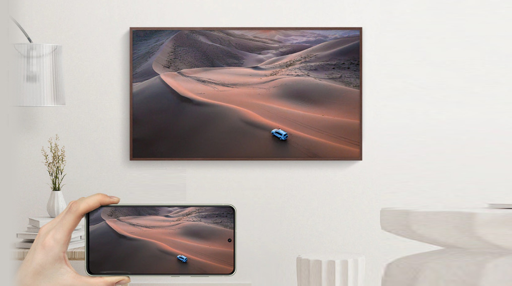 Chiếu màn hình điện thoại lên tivi - Smart Tivi Khung Tranh The Frame QLED Samsung Full HD 32 inch QA32LS03B Chiếu màn hình điện thoại lên tivi - Smart Tivi Khung Tranh The Frame QLED Samsung Full HD 32 inch QA32LS03B