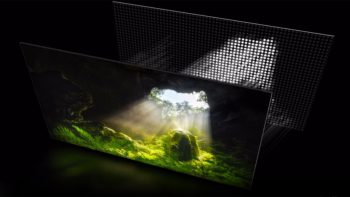 tam-nen-mini-led-tivi-tcl-55c755 Đèn nền Mini LED điều khiển khả năng phát sáng chính xác hơn