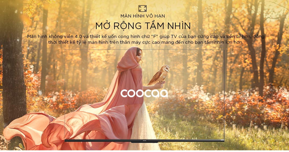 thiet-ke-tran-vien-vo-cuc-cua-tivi-coocaa-75c9 Thiết kế tràn viền vô cực