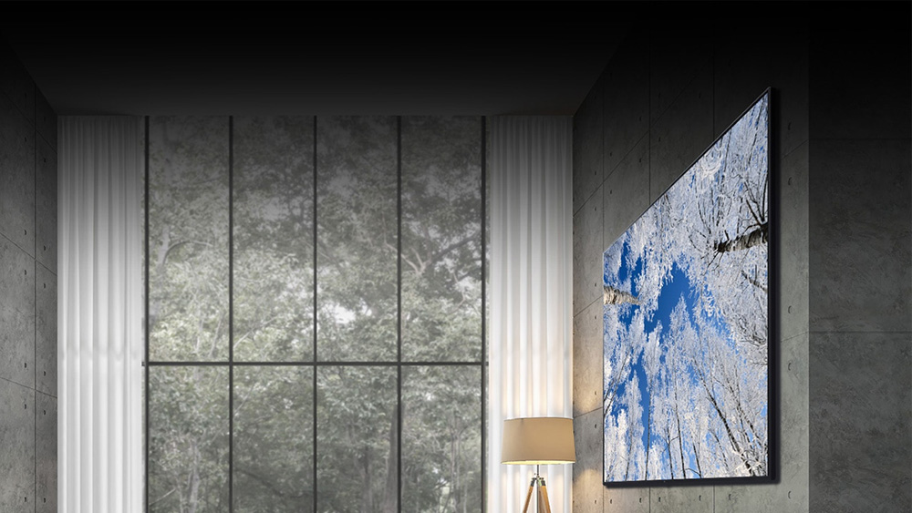 Tivi LG 75UR9050PSK khi treo tường