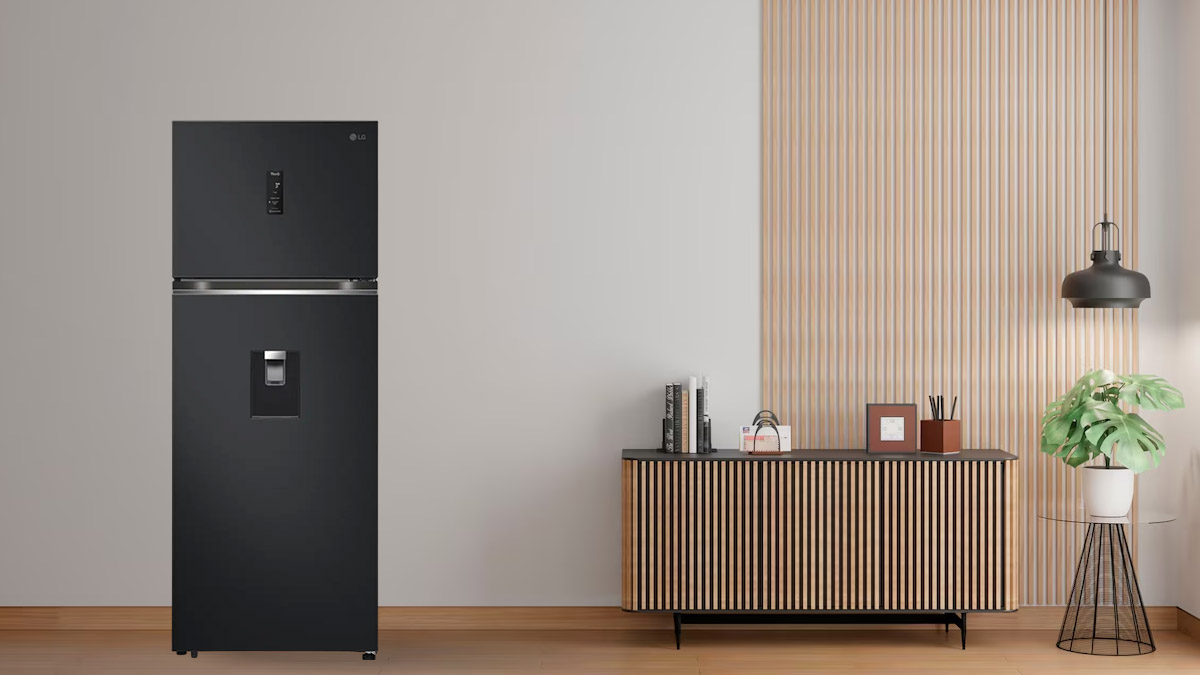 tu-lan151 Tủ Lạnh LG Inverter 459 Lít LTD46BLMA có thiết kế ngăn đông trên hiện đại