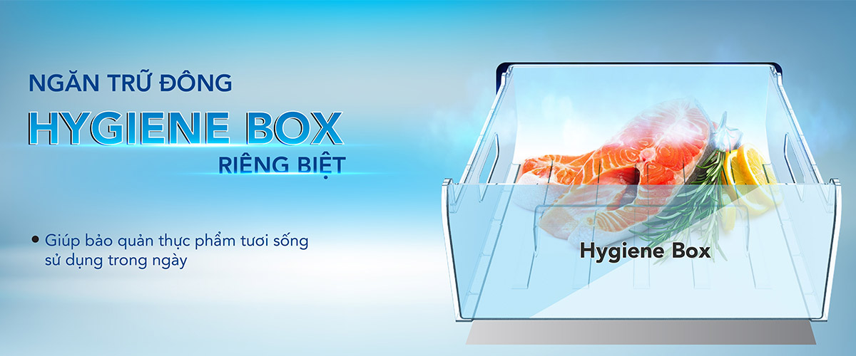 Ngăn trữ đông Fresh Box riêng biệt