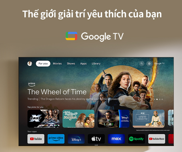 Hệ điều hành Google TV thông minh