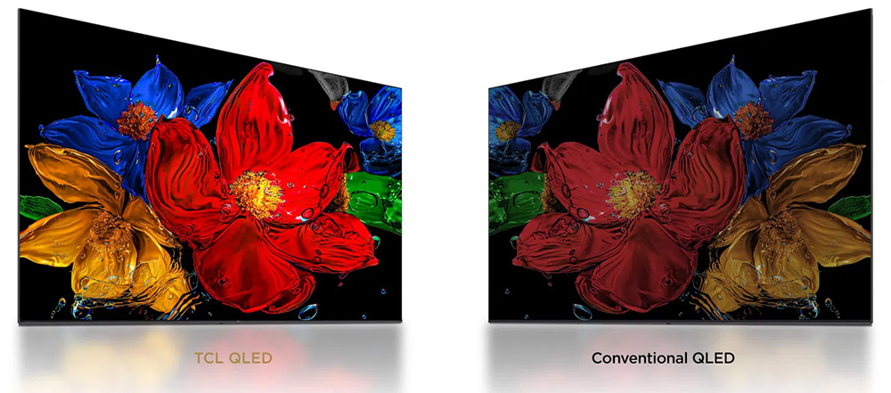 Công nghệ QLED hiển thị màu sắc rực rỡ