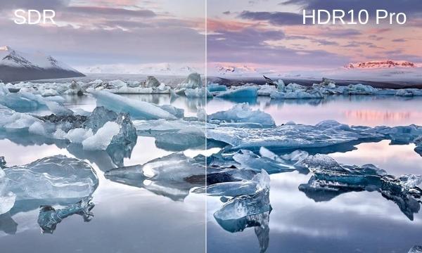 Công nghệ HDR10 Pro tăng cường độ chi tiết