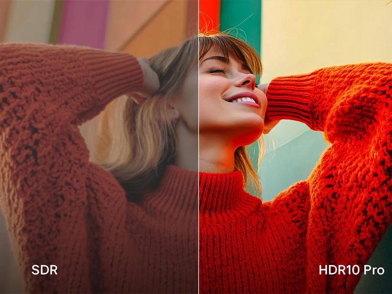 Hỗ trợ nhiều chuẩn HDR cao cấp