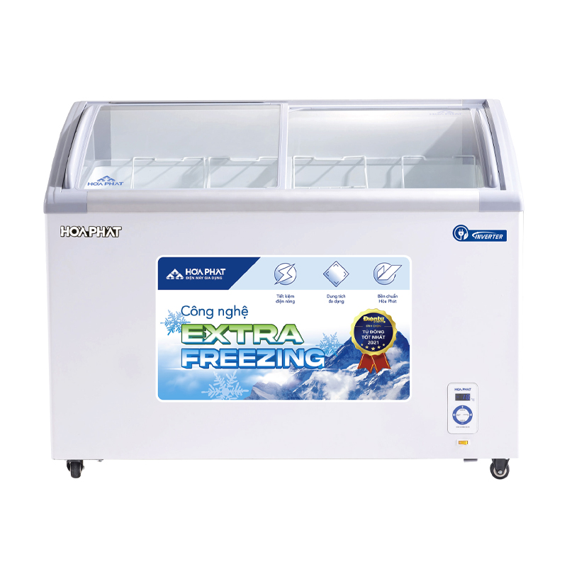 Tủ Đông Trưng Bày Hòa Phát Inverter HSF-AD8280.C1 – 280 Lít