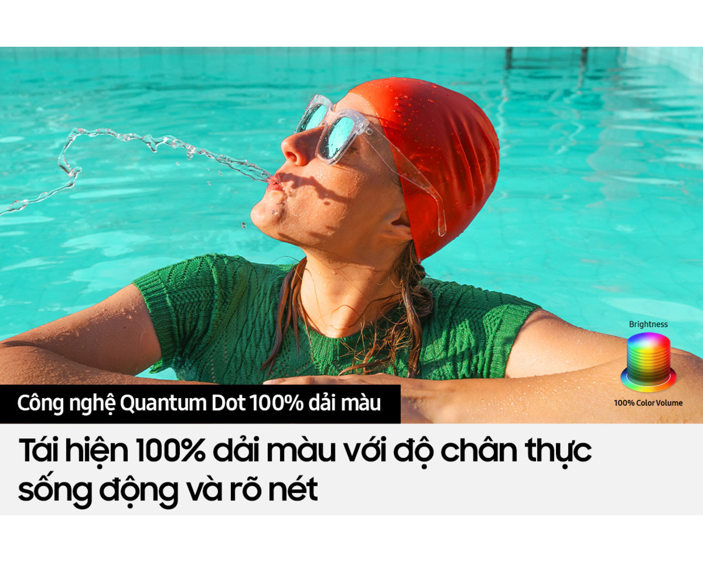 Công nghệ Quantum Dot hiển thị 100% dải màu